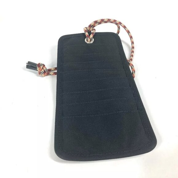 BURBERRY Neck with Strap logo Card Case Pass Case Pouch Nylon Black - Picture 7 of 9